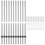Postes de Cerca 22 pcs U-Channel Gris 120 cm Acero by , fence posts - Ref: Foro24-42006283, Price: 60,67 €, Discount: %