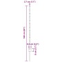 Postes de Cerca 22 pcs U-Channel Gris 120 cm Acero by , fence posts - Ref: Foro24-42006283, Price: 60,67 €, Discount: %