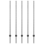 Postes de Vallas 10 pcs U-Channel Gris 140 cm Acero | Foro24.es | Tu tienda online para hogar, jardín y más Foro24.es