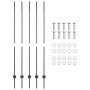 Poste de cercas 10 pcs Canal U Gris 150 cm Acero by , fence posts - Ref: Foro24-42006286, Price: 38,16 €, Discount: %