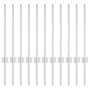 Postes de cerca 11 pcs U-Channel 60 cm Acero Galvanizado von , Zaunpfosten - Ref: Foro24-42006293, Preis: 35,88 €, Rabatt: %