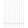 Poste de Cerca 22 pcs U-Channel 150 cm Acero Galvanizado | Foro24.es | Tu tienda online para hogar, jardín y más Foro24.es