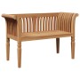 Banco de Jardín 127.5x52x80 cm de Madera Maciza de Teca | Foro24.es | Tu tienda online para hogar, jardín y más Foro24.es