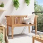 Banco de Jardín 127.5x52x80 cm de Madera Maciza de Teca | Foro24.es | Tu tienda online para hogar, jardín y más Foro24.es