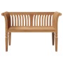 Banco de Jardín 127.5x52x80 cm de Madera Maciza de Teca | Foro24.es | Tu tienda online para hogar, jardín y más Foro24.es