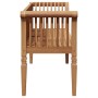 Banco de Jardín 127.5x52x80 cm de Madera Maciza de Teca | Foro24.es | Tu tienda online para hogar, jardín y más Foro24.es