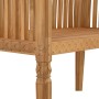 Banco de Jardín 127.5x52x80 cm de Madera Maciza de Teca | Foro24.es | Tu tienda online para hogar, jardín y más Foro24.es