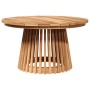 Mesa de Café de Jardín Ø70x40 cm de Madera Maciza de Teca | Foro24.es | Tu tienda online para hogar, jardín y más Foro24.es