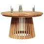 Mesa de Café de Jardín Ø70x40 cm de Madera Maciza de Teca | Foro24.es | Tu tienda online para hogar, jardín y más Foro24.es