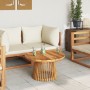 Mesa de Café de Jardín Ø70x40 cm de Madera Maciza de Teca | Foro24.es | Tu tienda online para hogar, jardín y más Foro24.es