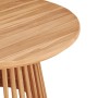 Mesa de Café de Jardín Ø70x40 cm de Madera Maciza de Teca | Foro24.es | Tu tienda online para hogar, jardín y más Foro24.es