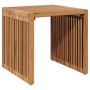 Mesa Lateral de Jardín 45x42.5x45 cm Madera de Teca
