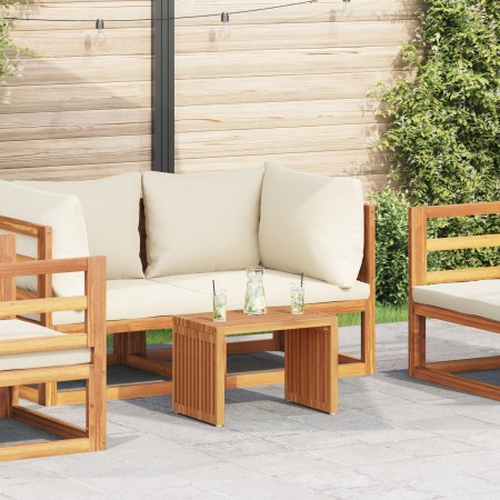 Mesa Lateral de Jardín 50x32.5x35 cm Madera Maciza de Teca | Foro24.es | Tu tienda online para hogar, jardín y más Foro24.es