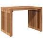 Mesa Lateral de Jardín 50x32.5x35 cm Madera Maciza de Teca | Foro24.es | Tu tienda online para hogar, jardín y más Foro24.es