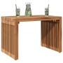 Mesa Lateral de Jardín 50x32.5x35 cm Madera Maciza de Teca | Foro24.es | Tu tienda online para hogar, jardín y más Foro24.es