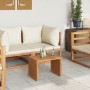 Mesa Lateral de Jardín 50x32.5x35 cm Madera Maciza de Teca | Foro24.es | Tu tienda online para hogar, jardín y más Foro24.es
