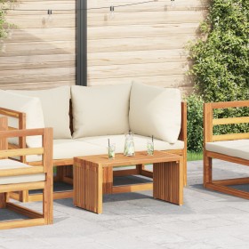 Mesa Lateral de Jardín 70x37.5x35.5 cm de Madera