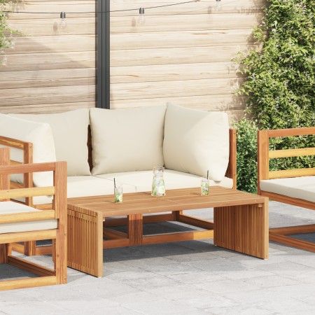 Mesa Lateral de Jardín 110x55x35.5 cm Madera Maciza de Teca | Foro24.es | Tu tienda online para hogar, jardín y más Foro24.es