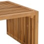 Mesa Lateral de Jardín 110x55x35.5 cm Madera Maciza de Teca | Foro24.es | Tu tienda online para hogar, jardín y más Foro24.es