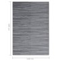 Anthrazitgrauer PP-Außenteppich 140x200 cm von vidaXL, Outdoor-Protektoren - Ref: Foro24-317022, Preis: 42,51 €, Rabatt: %