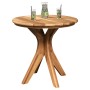 Mesa de Café de Jardín Ø55x51 cm Madera Sólida de Teca | Foro24.es | Tu tienda online para hogar, jardín y más Foro24.es