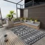 Alfombra de exterior PP negra 190x290 cm de vidaXL, Protectores para exterior - Ref: Foro24-316980, Precio: 62,56 €, Descuent...