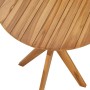 Mesa Bistro de Jardín Ø70x75 cm Madera Sólida de Teca by , Garden tables - Ref: Foro24-42006359, Price: 152,64 €, Discount: %