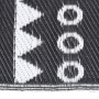 Alfombra de exterior PP negra 190x290 cm de vidaXL, Protectores para exterior - Ref: Foro24-316980, Precio: 58,66 €, Descuent...