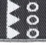 Alfombra de exterior PP negra 190x290 cm de vidaXL, Protectores para exterior - Ref: Foro24-316980, Precio: 62,56 €, Descuent...