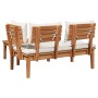 Conjunto de Banco de Jardín de 2 Piezas de Madera Sólida de Teak | Foro24.es | Tu tienda online para hogar, jardín y más Foro24.es