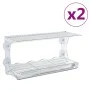 Vogelhäuschen für Fenster 2 Stück Acryl 30x12x15 cm von vidaXL, Vogel Fütterer - Ref: Foro24-318304, Preis: 23,93 €, Rabatt: %