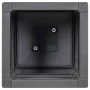 Macetero Gris Oscuro 36x36x35 cm PP by , Pots and planters - Ref: Foro24-42006497, Price: 41,39 €, Discount: %