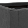 Macetero Gris Oscuro 36x36x35 cm PP by , Pots and planters - Ref: Foro24-42006497, Price: 41,39 €, Discount: %