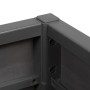 Macetero Gris Oscuro 36x36x35 cm PP by , Pots and planters - Ref: Foro24-42006497, Price: 41,39 €, Discount: %