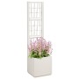 Macetero con enrejado Blanco 36x36x140 cm PP von , Töpfe und Pflanzgefäße - Ref: Foro24-42006499, Preis: 56,94 €, Rabatt: %