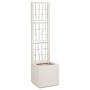 Macetero con enrejado Blanco 36x36x140 cm PP von , Töpfe und Pflanzgefäße - Ref: Foro24-42006499, Preis: 56,94 €, Rabatt: %