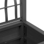 Macetero de Jardín Gris Oscuro con Enrejado - 36x36x140 cm | Foro24.es | Tu tienda online para hogar, jardín y más Foro24.es