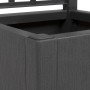Macetero de Jardín Gris Oscuro con Enrejado - 36x36x140 cm | Foro24.es | Tu tienda online para hogar, jardín y más Foro24.es