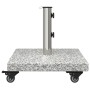 Base de Sombrilla con Ruedas para postes de Ø38/48mm Granito Gris 30 kg Cuadrada by , Umbrella bases - Ref: Foro24-42006584, ...