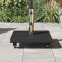 Base de Parasol con Ruedas para postes de Ø38/48mm granito negro 30 kg cuadrada von , Schirmständer - Ref: Foro24-42006587, P...