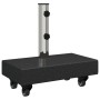 Base de Paraguas con Ruedas para Postes de Ø38/48mm Negro Granito 25 kg Rectangular von , Schirmständer - Ref: Foro24-4200658...