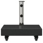 Base de Paraguas con Ruedas para Postes de Ø38/48mm Negro Granito 25 kg Rectangular von , Schirmständer - Ref: Foro24-4200658...