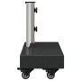 Base de Paraguas con Ruedas para Postes de Ø38/48mm Negro Granito 25 kg Rectangular von , Schirmständer - Ref: Foro24-4200658...