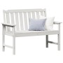Banco de Jardín Blanco 120 cm HDPE | Foro24.es | Tu tienda online para hogar, jardín y más Foro24.es