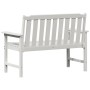 Banco de Jardín Blanco 120 cm HDPE | Foro24.es | Tu tienda online para hogar, jardín y más Foro24.es