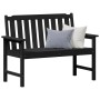 Banco Jardín Negro 120 cm HDPE | Foro24.es | Tu tienda online para hogar, jardín y más Foro24.es