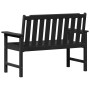 Banco Jardín Negro 120 cm HDPE de , Sillas de jardín - Ref: Foro24-42006602, Precio: 157,07 €
