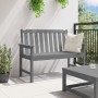 Banco de Jardín Gris Claro 120 cm HDPE de , Sillas de jardín - Ref: Foro24-42006603, Precio: 157,07 €