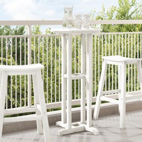 Mesa Bar Blanca 55x55x107 cm HDPE