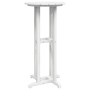 Mesa Bar Blanca 55x55x107 cm HDPE | Foro24.es | Tu tienda online para hogar, jardín y más Foro24.es